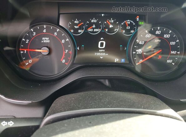 1G1FD1RS1G0137587 2016 CHEVROLET CAMARO Черный Вид щитка приборов