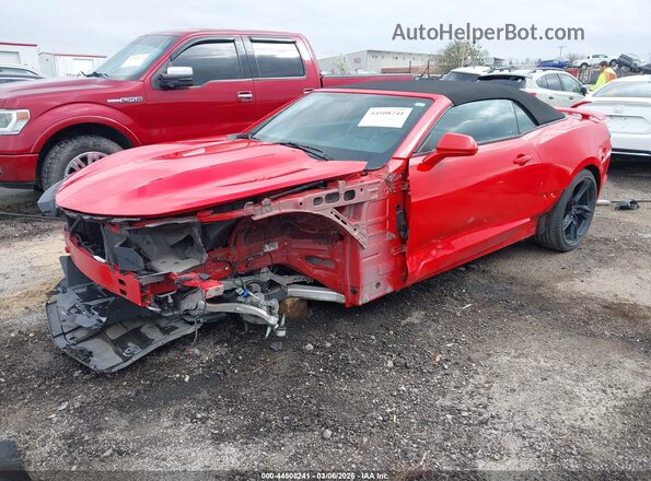 1G1FD3DS4M0101617 2021 CHEVROLET CAMARO Red Передня ліва чверть
