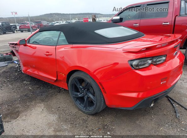 1G1FD3DS4M0101617 2021 CHEVROLET CAMARO Red Задня ліва чверть