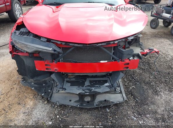 1G1FD3DS4M0101617 2021 CHEVROLET CAMARO Red Вид задньої частини салону