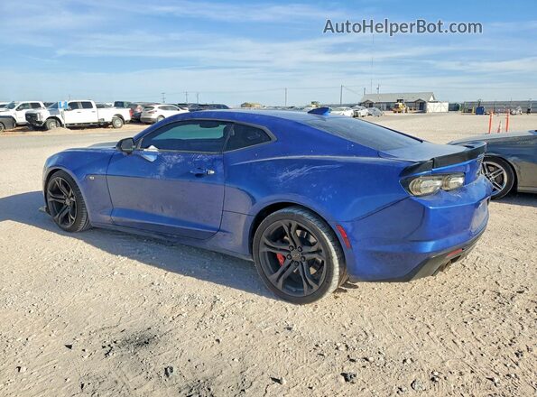 1G1FE1R78M0122895 2021 CHEVROLET CAMARO Blue Rear left