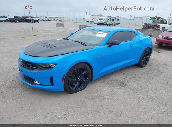 1G1FF1R70N0112604 2022 CHEVROLET CAMARO Blue Передня ліва чверть