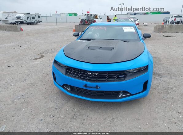 1G1FF1R70N0112604 2022 CHEVROLET CAMARO Blue Вид щитка приладів