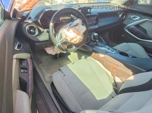 1G1FF1R76M0138350 2021 CHEVROLET CAMARO Blue Առջևի վահանակի տեսք