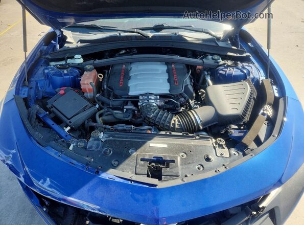 1G1FF1R76M0138350 2021 CHEVROLET CAMARO Blue Սալոնի հետևի տեսք