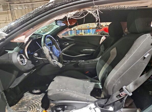 1G1FF1R78M0107407 2021 CHEVROLET CAMARO Black Vista interior delantera