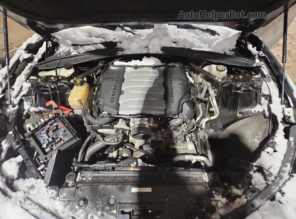 1G1FF1R78M0107407 2021 CHEVROLET CAMARO Black Vista interior trasera