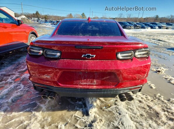 1G1FF1R79M0106959 2021 CHEVROLET CAMARO Burgundy Vista trasera