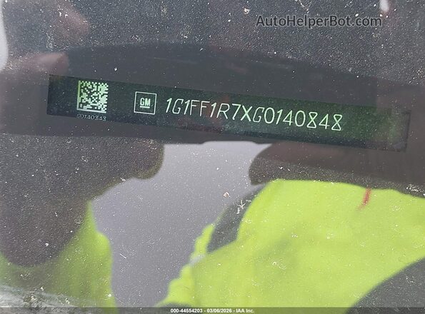 1G1FF1R7XG0140848 2016 CHEVROLET CAMARO Красный Вид подкапотного пространства