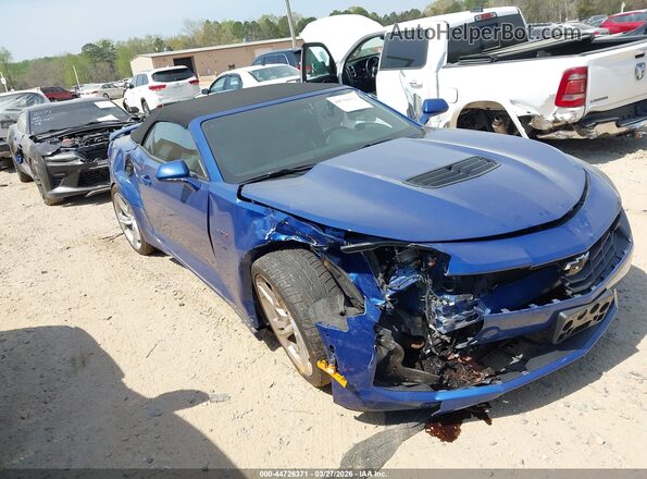 1G1FF3D74L0101055 2020 CHEVROLET CAMARO Blue Vista frontal