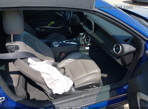 1G1FF3D74L0101055 2020 CHEVROLET CAMARO Blue Vista interior delantera
