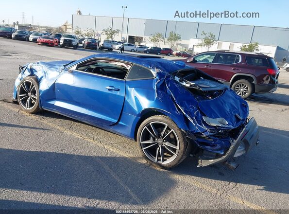 1G1FG1R7XM0137246 2021 CHEVROLET CAMARO Blue Задня ліва чверть