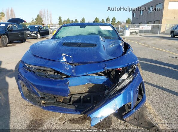 1G1FG1R7XM0137246 2021 CHEVROLET CAMARO Blue Вид задньої частини салону