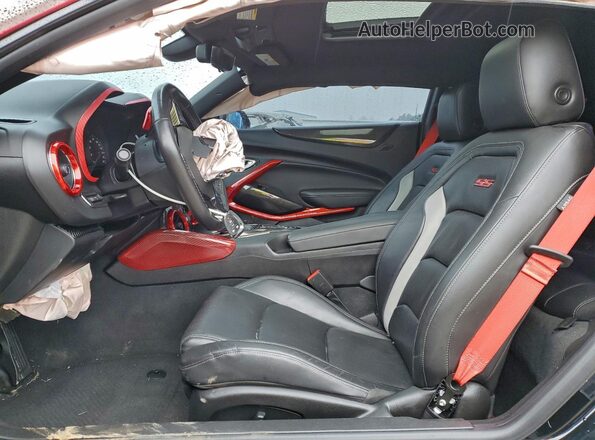 1G1FH1R70M0143151 2021 CHEVROLET CAMARO Red Սալոնի դիմացի տեսք