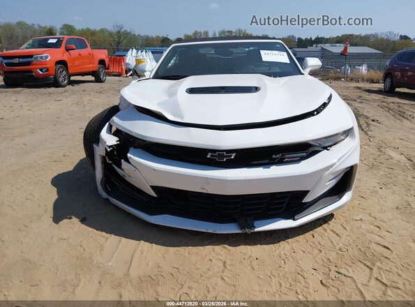 1G1FH3D74L0116181 2020 CHEVROLET CAMARO White უკანა სალონის ხედი