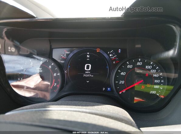1G1FH3D74L0116181 2020 CHEVROLET CAMARO White უკანა სავარძლების ხედი