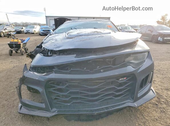 1G1FK1R65J0129587 2018 CHEVROLET CAMARO Black წინა ხედი