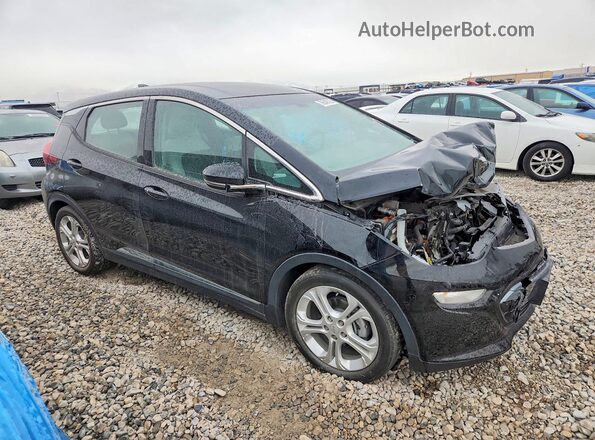 1G1FW6S09J4137529 2018 CHEVROLET BOLT Черный Передняя правая четверть