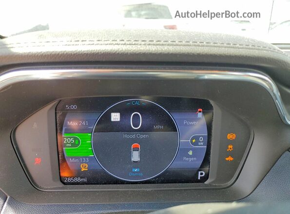 1G1FZ6S01P4137220 2023 CHEVROLET BOLT Gray Սարքավորումների վահանակի տեսք