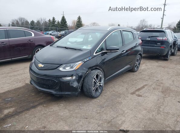 1G1FZ6S04L4139831 2020 CHEVROLET BOLT Black წინა მარცხენა ხედი სამი მეოთხედიდან