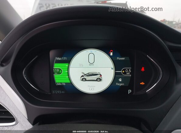 1G1FZ6S04L4139831 2020 CHEVROLET BOLT Black უკანა სავარძლების ხედი