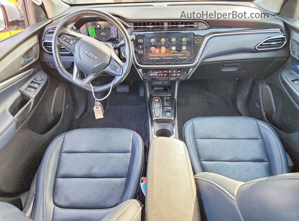 1G1FZ6S07N4131760 2022 CHEVROLET BOLT Gray Widok deski rozdzielczej