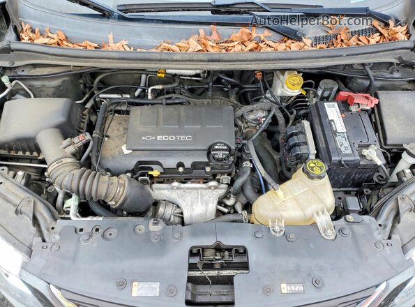 1G1JB5SB7K4147379 2019 CHEVROLET SONIC Gray უკანა სალონის ხედი