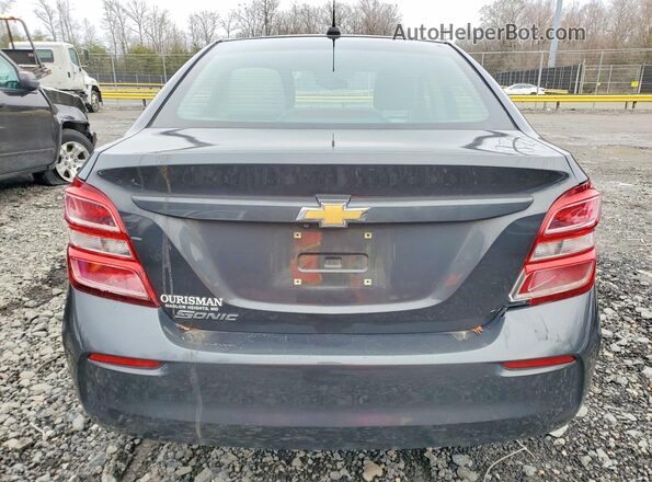 1G1JB5SB7K4147379 2019 CHEVROLET SONIC Gray უკანა ხედი
