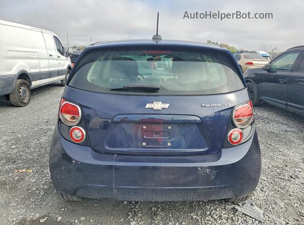 1G1JC6SH2G4119696 2016 CHEVROLET SONIC Синий Вид сзади