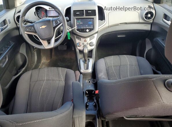 1G1JC6SH2G4119696 2016 CHEVROLET SONIC Синий Вид панели приборов