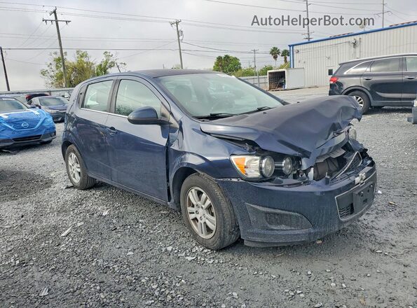 1G1JC6SH2G4119696 2016 CHEVROLET SONIC Синий Передняя правая четверть