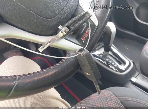 1G1JD6SH2H4136013 2017 CHEVROLET SONIC White Dashboard view