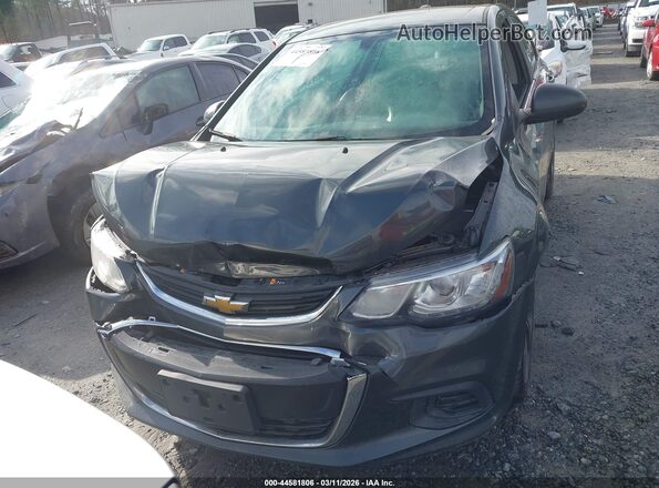 1G1JF5SB4K4124596 2019 CHEVROLET SONIC Gray Вид щитка приладів