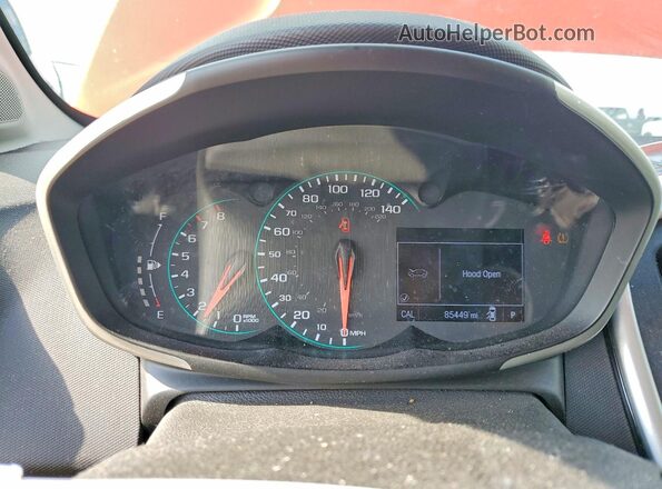 1G1JF6SB5L4101724 2020 CHEVROLET SONIC Orange ხელსაწყოთა პანელის ხედი