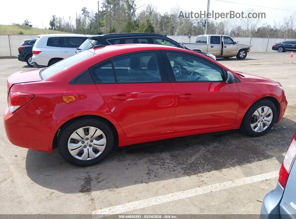 1G1PC5SH1G7213927 2016 CHEVROLET CRUZE Красный Вид задней части салона