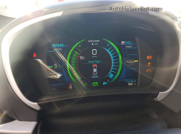1G1RC6S57GU123784 2016 CHEVROLET VOLT Blue Instrument cluster view