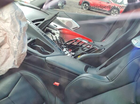 1G1Y72D40L5113986 2020 CHEVROLET CORVETTE Red Widok deski rozdzielczej