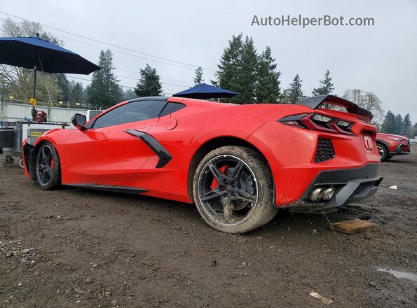 1G1Y72D40L5113986 2020 CHEVROLET CORVETTE Red Tył lewy
