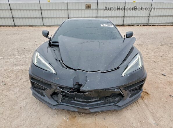 1G1Y83D46L5115826 2020 CHEVROLET CORVETTE Черный Вид спереди