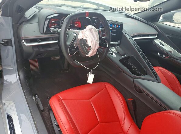 1G1YA2D42S5108384 2025 CHEVROLET CORVETTE Gray Widok deski rozdzielczej