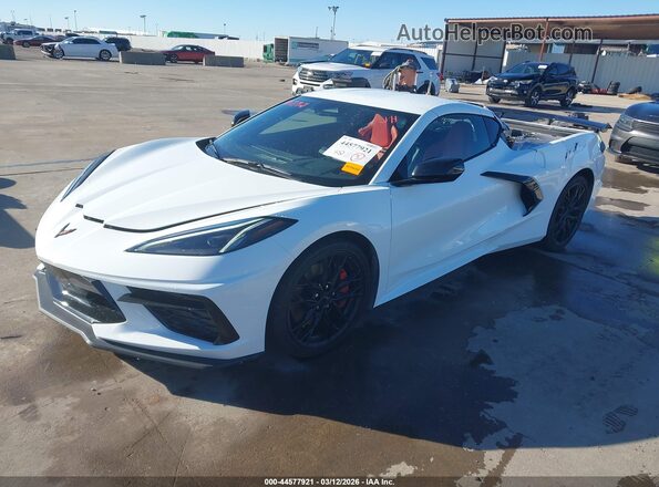 1G1YA2D42T5104661 2026 CHEVROLET CORVETTE Белый Передняя левая четверть