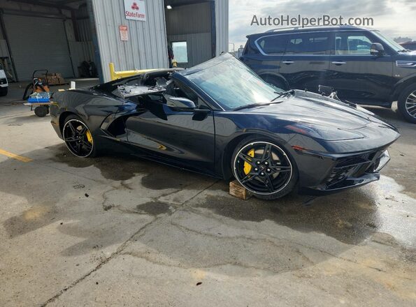 1G1YA2D43S5100701 2025 CHEVROLET CORVETTE Black Передня права чверть