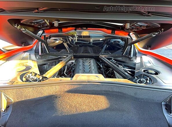 1G1YA2D43T5105818 2026 CHEVROLET CORVETTE Orange Вид салону спереду