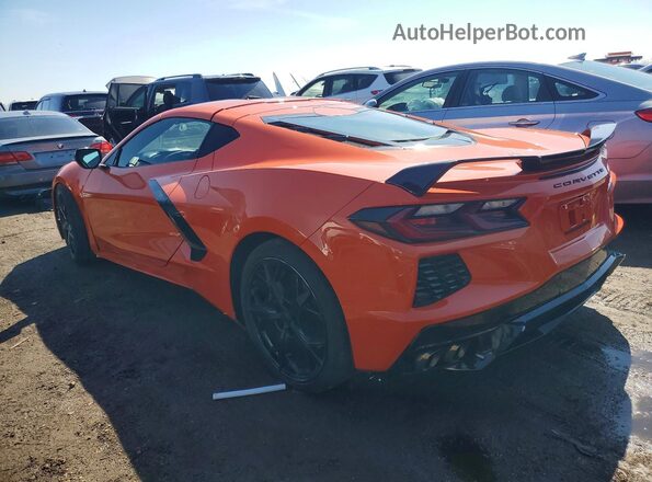 1G1YA2D45M5114215 2021 CHEVROLET CORVETTE Orange Tył lewy
