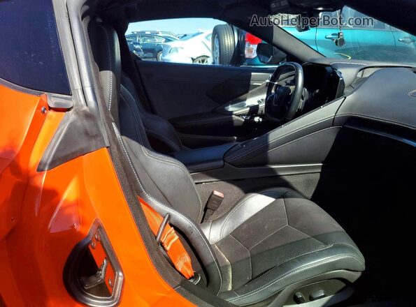1G1YA2D45M5114215 2021 CHEVROLET CORVETTE Orange Widok tylnych siedzeń