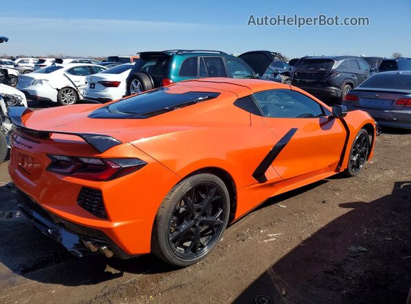 1G1YA2D45M5114215 2021 CHEVROLET CORVETTE Orange Tył prawy