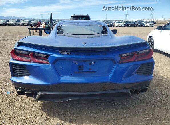 1G1YA2D46M5117477 2021 CHEVROLET CORVETTE Blue 