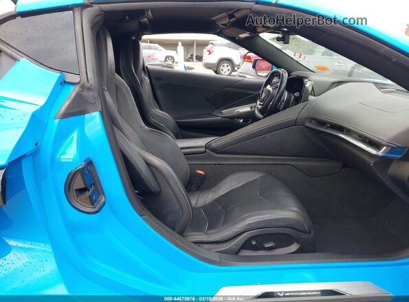 1G1YA2D47M5120520 2021 CHEVROLET CORVETTE Blue Вид салону спереду