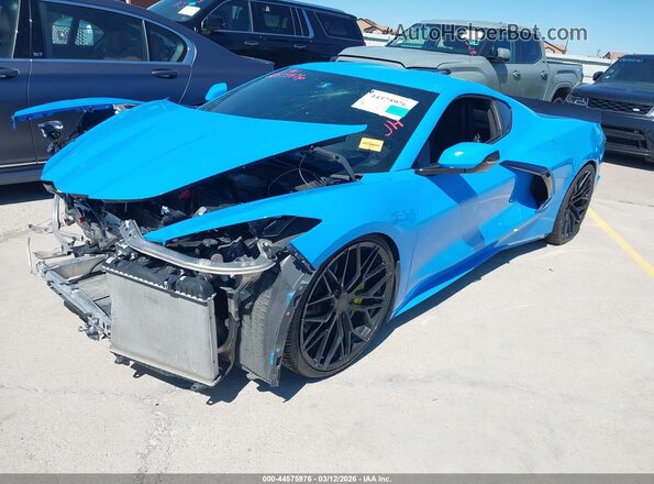 1G1YA2D47M5120520 2021 CHEVROLET CORVETTE Blue Передня ліва чверть
