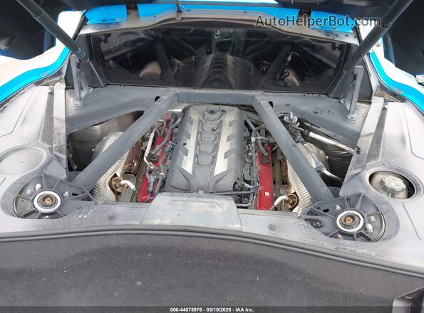 1G1YA2D47M5120520 2021 CHEVROLET CORVETTE Blue Вид ззаду